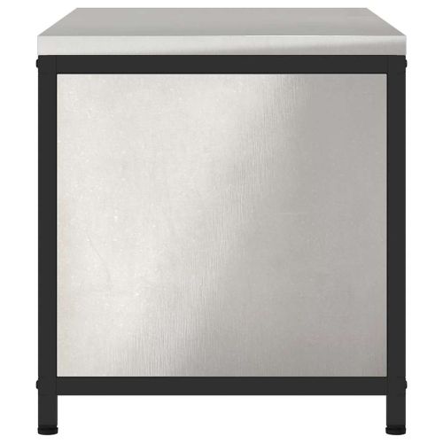 Съхранение в кухнята с рафт Сребрист 60 x 50 x 92 см Стомана