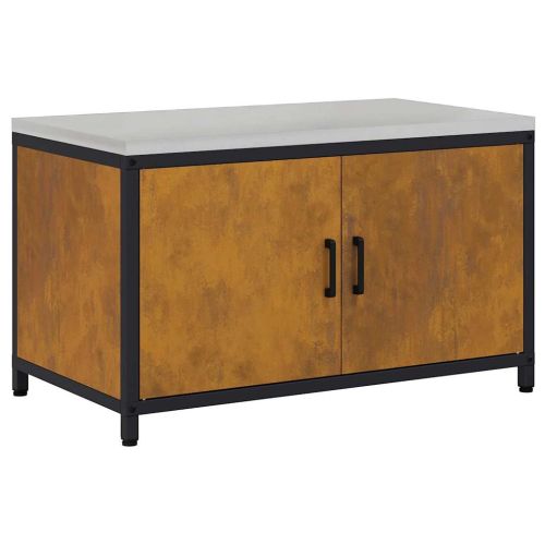 Съхранение в кухнята с рафт Ръждясало 60 x 50 x 92 см Стомана