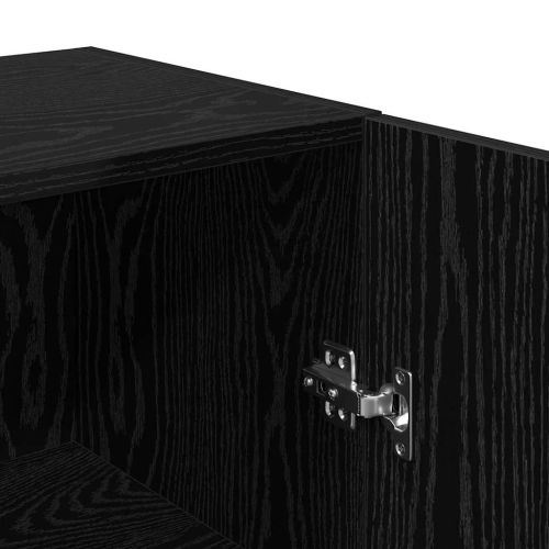 Стенен ТВ шкаф 2 pcs Черния дъб 30,5 x 30 x 60 см