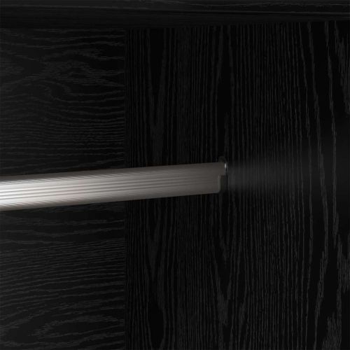 Гардероб с рафт Черния дъб 82,5 x 51,5 x 180 см Инженерно дърво