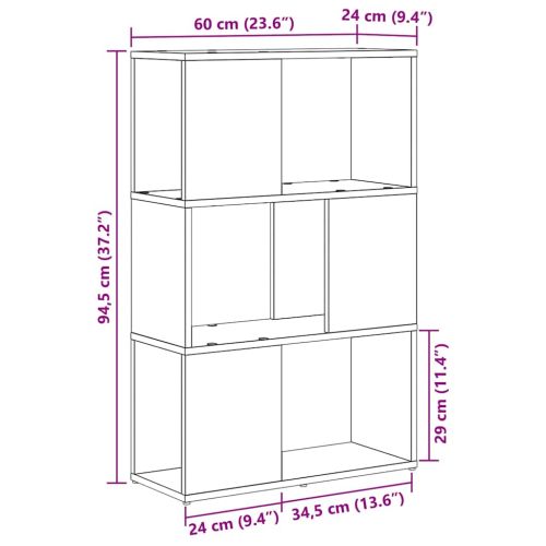 Комплект ТВ шкаф Кафяво 60 x 24 x 94,5 см Инженерно дърво