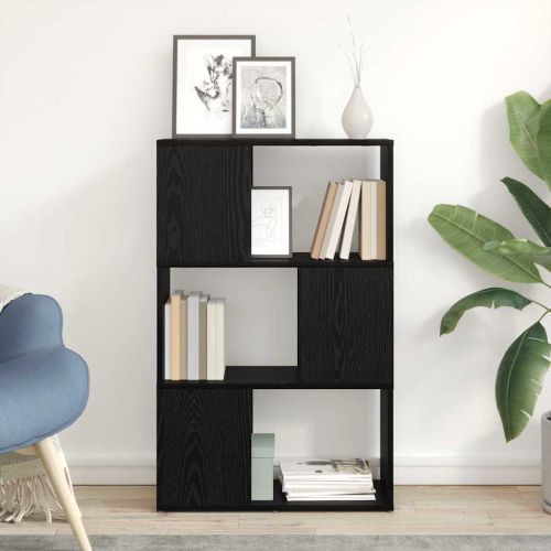 Комплект ТВ шкаф Черно 60 x 24 x 94,5 см Инженерно дърво