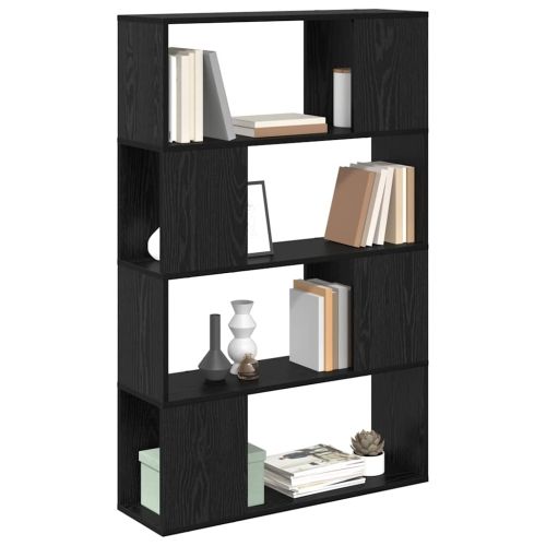 Комплект ТВ шкаф Черно 80 x 24 x 125 см Инженерно дърво