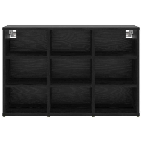 Шкаф за обувки Черния дъб 77,5 x 30 x 51 см Инженерно дърво