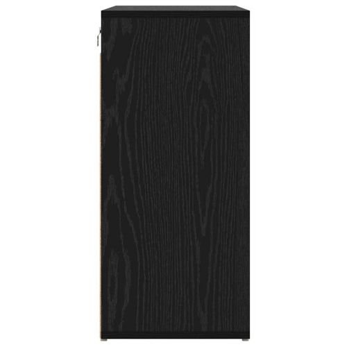 Шкаф за обувки Черния дъб 77,5 x 30 x 67 см Инженерно дърво