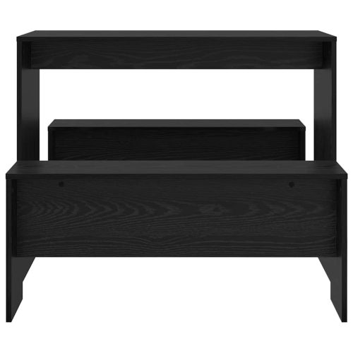 Трапезен комплект 2 pcs Черен дъб Инженерно дърво