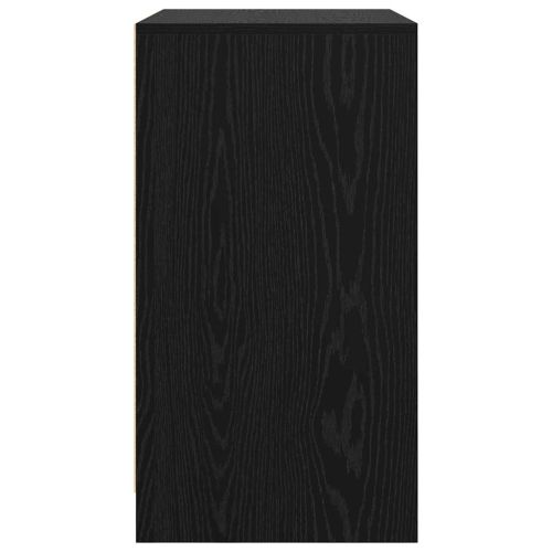 Служебен шкаф Черно 70 x 41 x 75 см Инженерно дърво