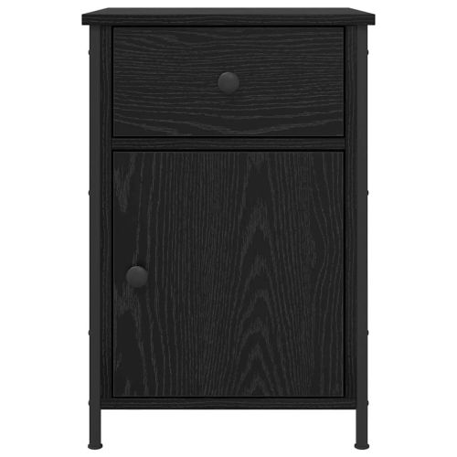 Нощен шкаф 2 pcs Черния дъб 40 x 42 x 60 см Инженерно дърво