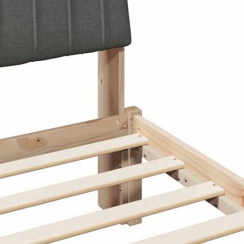 Рамка за легло Кафяво 90 x 190 cm Солидно борово дърво