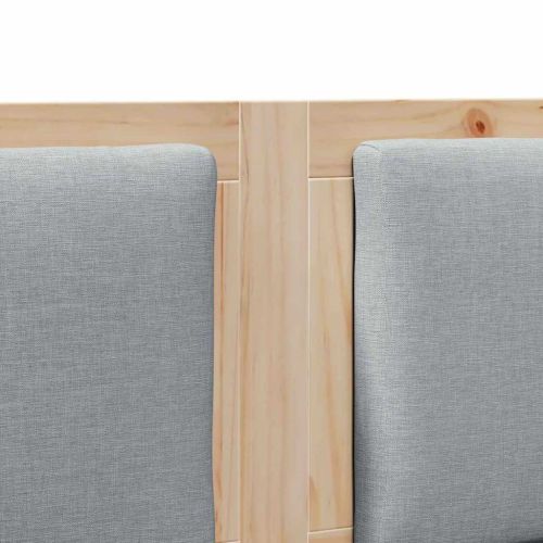 Облегалка за глава Друг Кафяво 160 cm Борово дърво масив