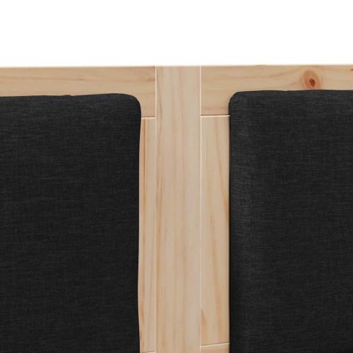 Облегалка за глава Друг Кафяво 140 cm Борово дърво масив