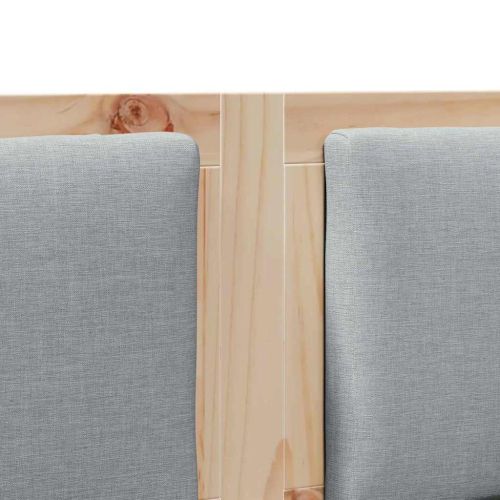 Облегалка за глава Друг Кафяво 135 cm Борово дърво масив