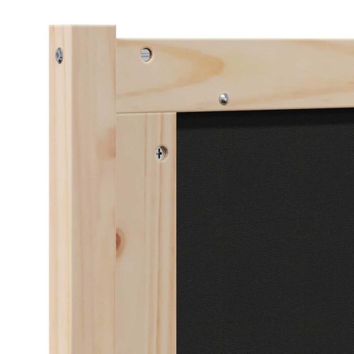 Тапицирана табла Светлосиво 100 cm Солидно борово дърво