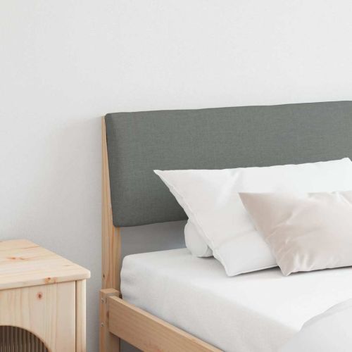 Тапицирана табла Тъмен сив 180 cm Солидно борово дърво