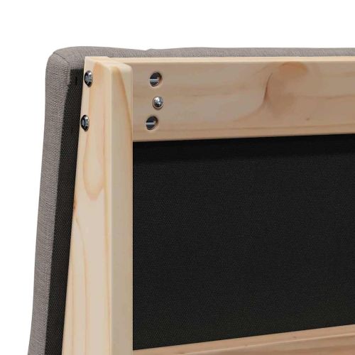 Тапицирана табла Таупе 75 cm Солидно борово дърво