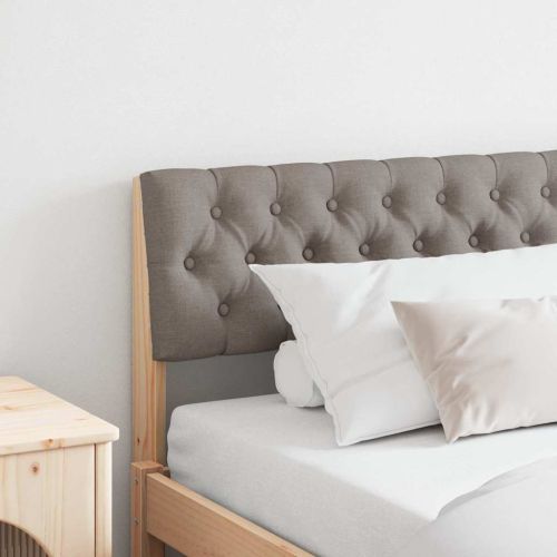 Тапицирана табла Таупе 180 cm Солидно борово дърво