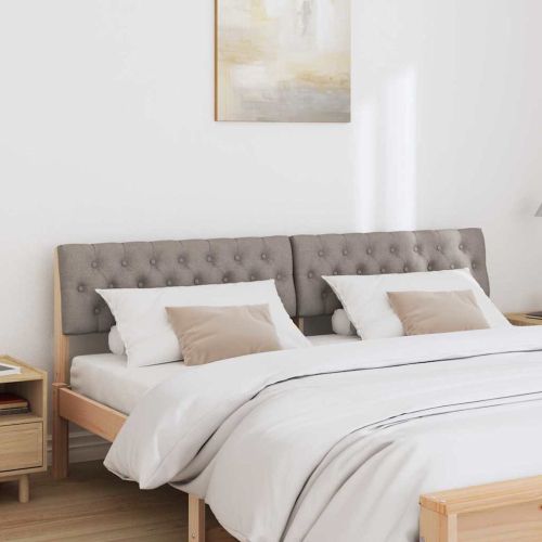 Тапицирана табла Таупе 180 cm Солидно борово дърво