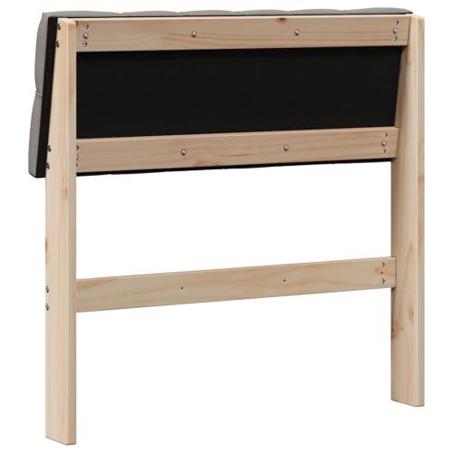 Тапицирана табла Таупе 80 cm Солидно борово дърво