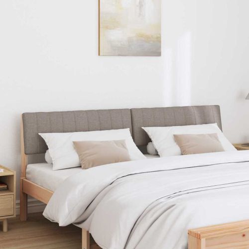 Тапицирана табла Таупе 180 cm Солидно борово дърво