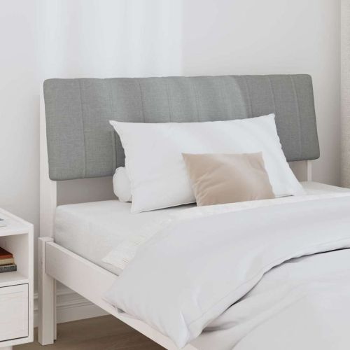 Тапицирана табла Светлосиво 100 cm Солидно борово дърво