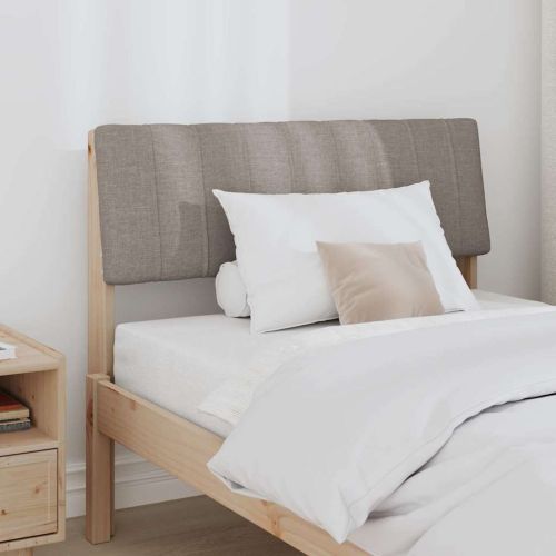 Тапицирана табла Таупе 90 cm Солидно борово дърво