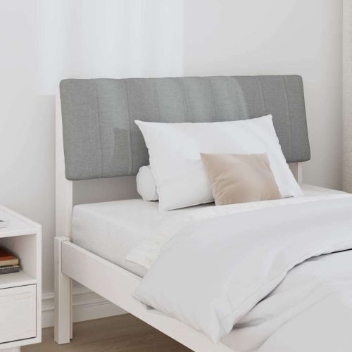 Тапицирана табла Светлосиво 90 cm Солидно борово дърво