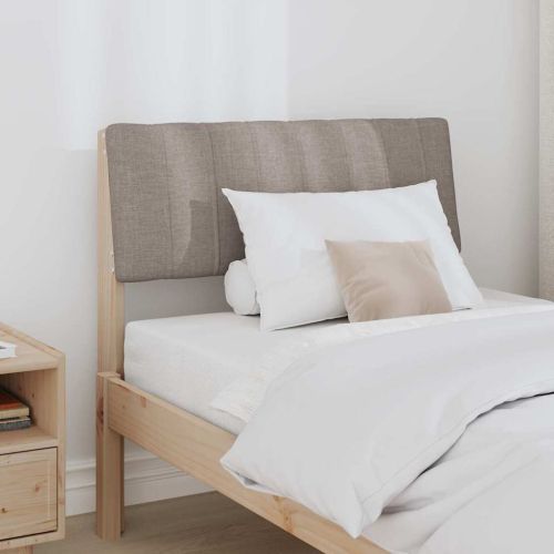 Тапицирана табла Таупе 80 cm Солидно борово дърво