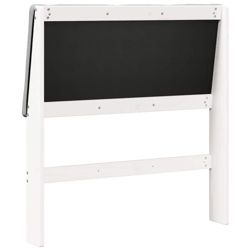 Тапицирана табла Светлосиво 90 cm Солидно борово дърво