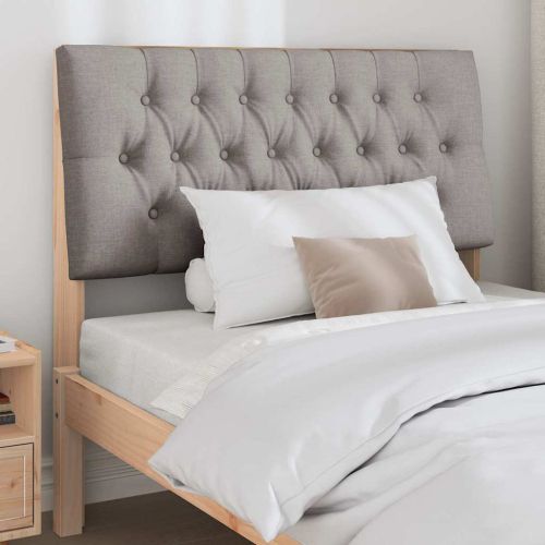 Тапицирана табла Таупе 100 cm Солидно борово дърво