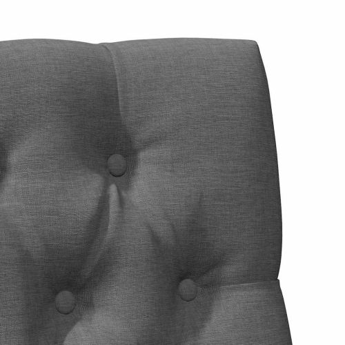 Тапицирана табла Тъмен сив 80 cm Солидно борово дърво