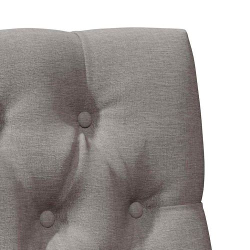 Тапицирана табла Таупе 80 cm Солидно борово дърво