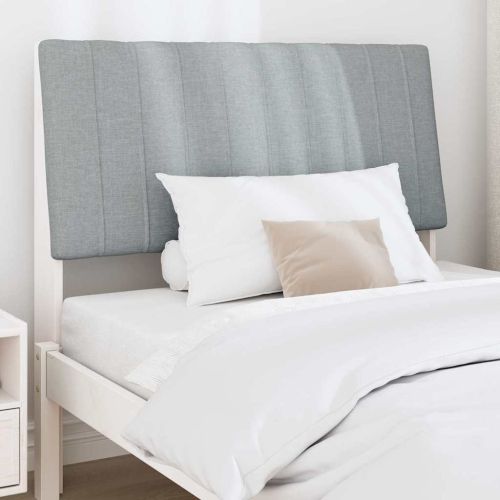 Тапицирана табла Светлосиво 100 cm Солидно борово дърво