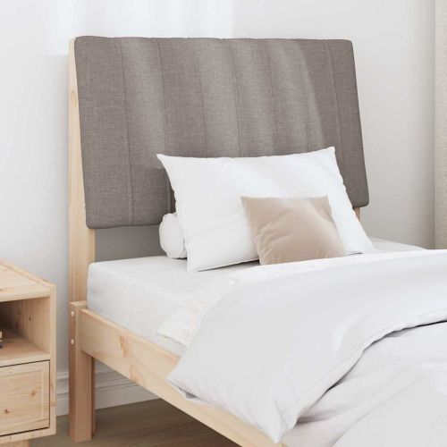 Тапицирана табла Таупе 80 cm Солидно борово дърво