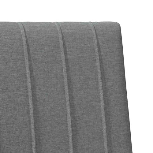 Тапицирана табла Тъмен сив 75 cm Солидно борово дърво