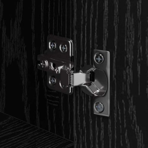 Нощен шкаф Черен дъб Инженерно дърво