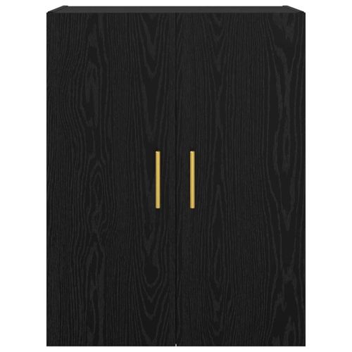 Стенен шкаф Черния дъб 69,5 x 34 x 90 см Инженерно дърво