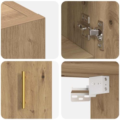 Стенен шкаф дъб артизан 60 x 31 x 70 см Инженерно дърво