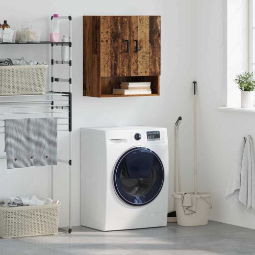 Стенен шкаф старо дърво 60 x 31 x 70 см Инженерно дърво