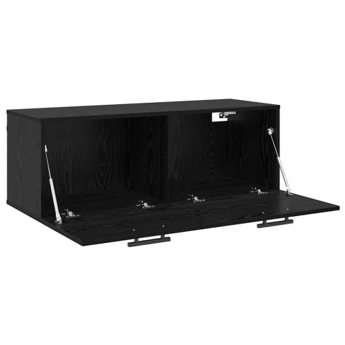 Стенен шкаф Черен дъб 100 x 36.5 x 35 cm Инженерно дърво