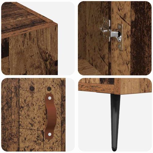 Служебен шкаф Старо дърво 89,5 x 34 x 80 см Инженерно дърво