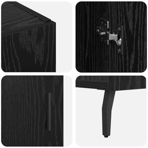 Служебен шкаф Черния дъб 90 x 34 x 80 см Инженерно дърво