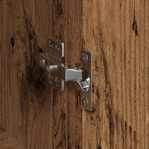 Висок шкаф Кафяво 60 x 36 x 110 см Инженерно дърво