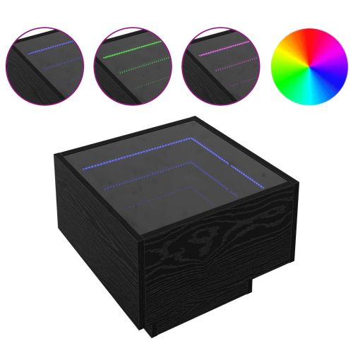 Масичка за кафе Черен дъб 40 x 40 x 30 cm Инженерно дърво