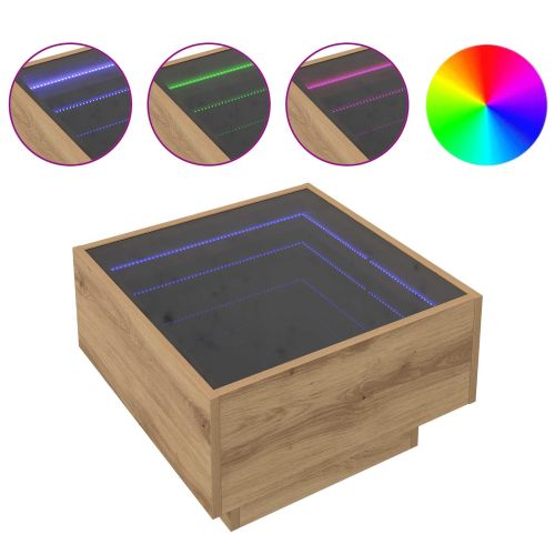 Масичка за кафе дъб артизан 50 x 50 x 30 см Инженерно дърво