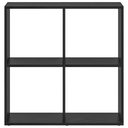 Шкаф за книги Черния дъб 69,5 x 29 x 69,5 см Инженерно дърво