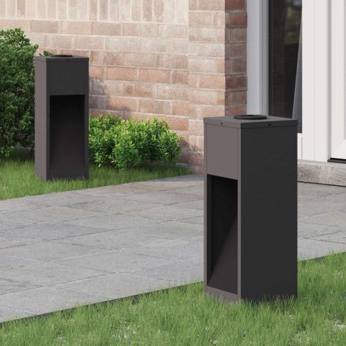 Слънчев LED светлинен указател 2 pcs Черно