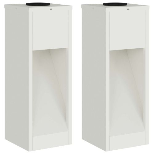 Слънчев LED светлинен указател 2 pcs Бяло