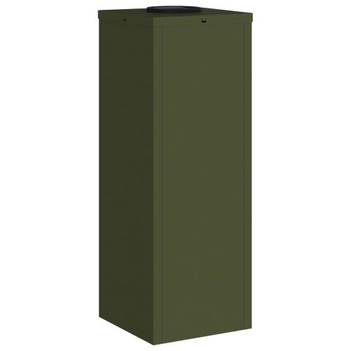 Слънчев LED светлинен указател 2 pcs Маслинено зелено