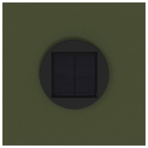 Слънчев LED светлинен указател 2 pcs Маслинено зелено