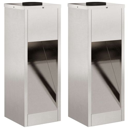 Слънчев LED светлинен указател 2 pcs Неръждаема стомана